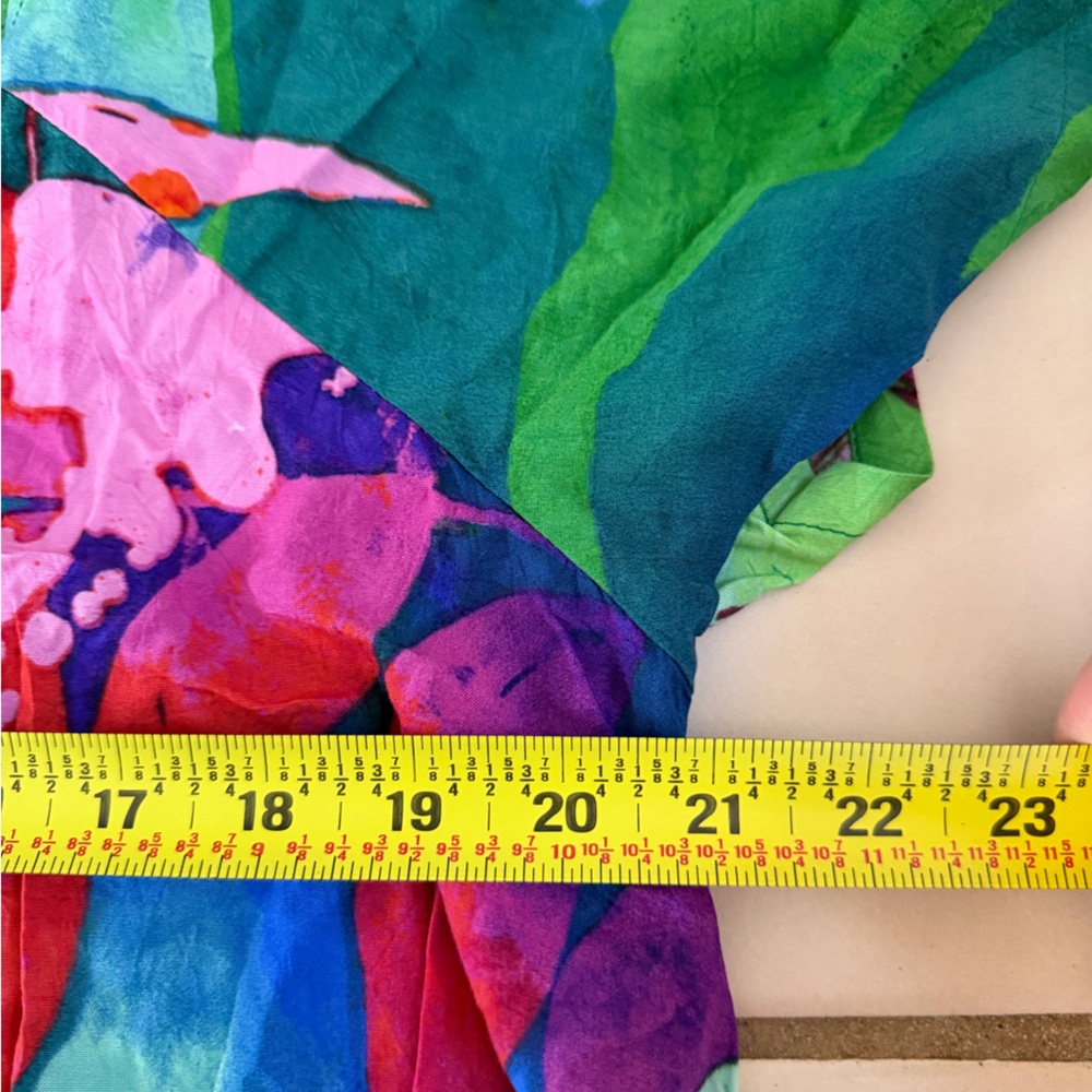 Jams World Hawai’i Hattie Volare Hawaiian 60 Year Dress Large Colorful Eccentric - Picture 7 of 8